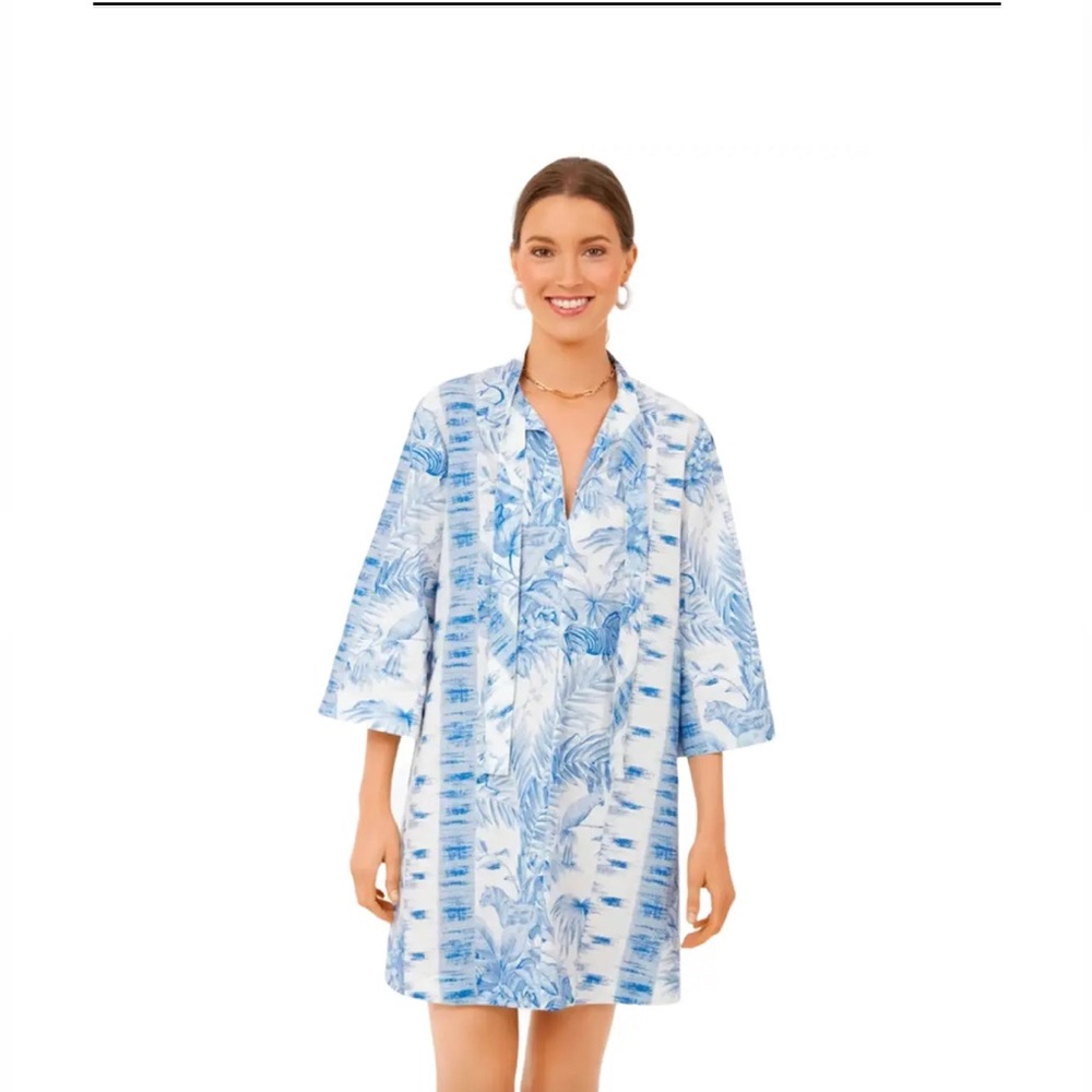 Menagerie Toile Marsielle caftan - Tuckernuck Beach Collection